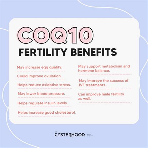 9 CoQ10 Fertility Benefits - PCOS Weightloss