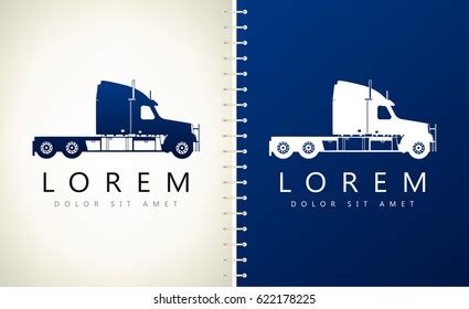 Truck Logo Lorry Vector Design Stock Vector (Royalty Free) 622178225 ...