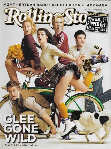 Pin by Barbara Lewis on covers. | Glee cast, Glee, Rolling stone ...