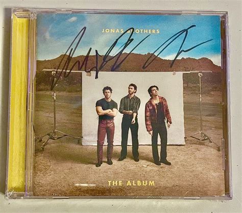 Jonas Brothers - The Album: HAND SIGNED AUTOGRAPH CD Art Card Bundle | eBay