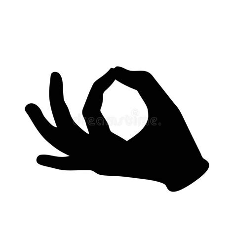 Yoga Mudra Hand Gesture stock illustration. Illustration of symbol - 15401255