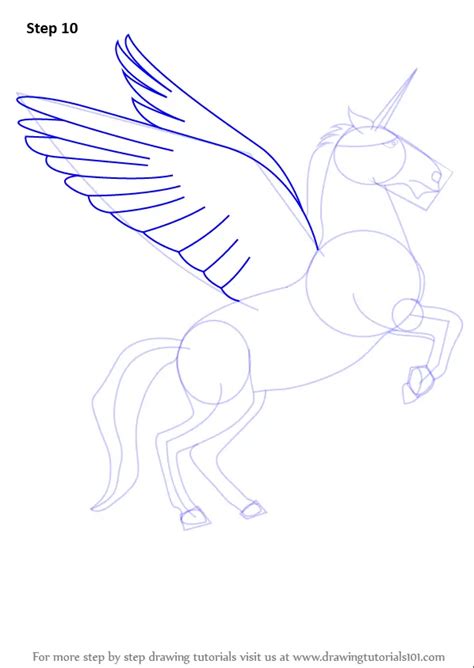 How to Draw a Unicorn with Wings (Unicorns) Step by Step ...