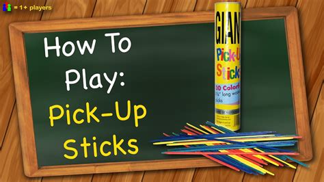 How to play Pick-Up Sticks - YouTube