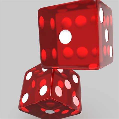 Dice red 3D Model $14 - .obj .fbx .3ds .max - Free3D