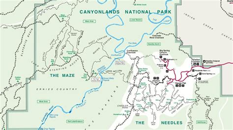 Canyonlands National Park Map (PDF) • PhotoTraces