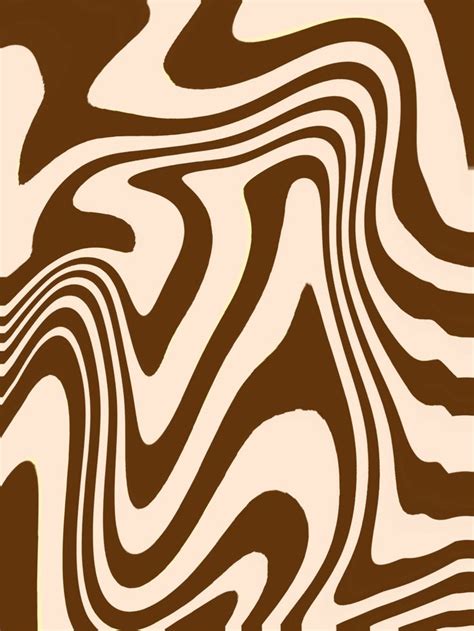 Brown Swirl Wallpaper