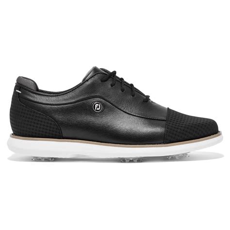 Footjoy Traditions Golf Shoes Black/White