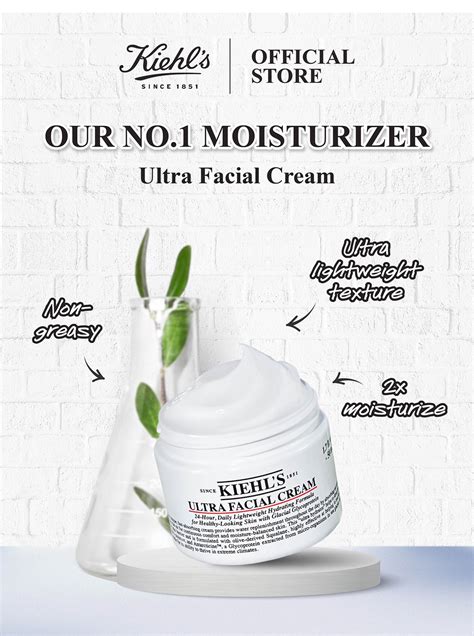 Kiehl's Ultra Facial Cream Smoothen and Moisturize For All Skin Types ...