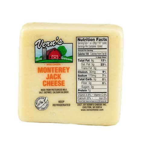 Buy Wisconsin Monterey Jack Cheese Online | Vern's Cheese