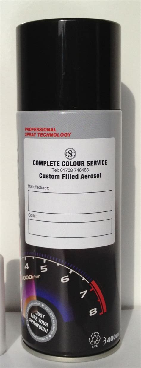 Car Spray Paint - 400ml Mixed Paint Aerosol - Car Colour Services
