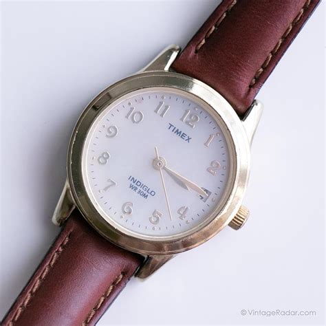 Elegant Vintage Timex Indiglo Watch | Gold-tone Timex Date Watch ...