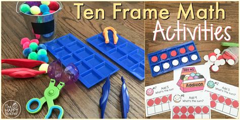 Ten Frame Activities for Addition & Subtraction | TheHappyTeacher