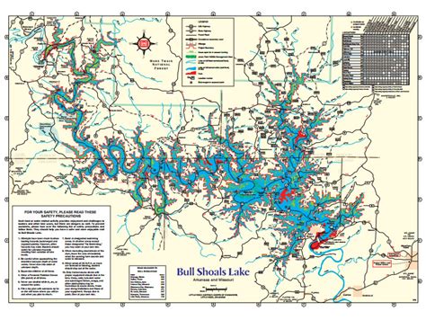 Bull Shoals Lake Map: Your Guide To Exploring The Beauty Of The Lake - Map Of Europe