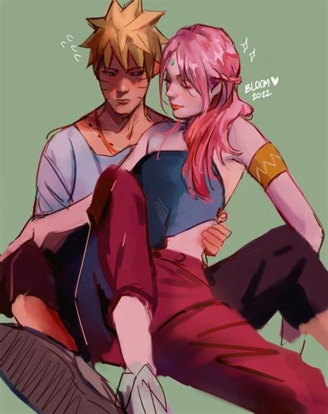 Naruto end Sakura fanart | Narusaku, Naruto shippuden anime, Naruto cute