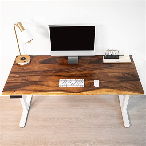 Ergonomic Walnut Standing Desk - Elevate Your Workspace