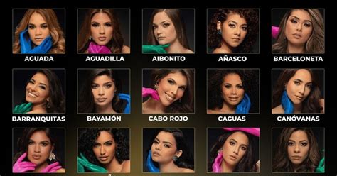 Miss Universe Puerto Rico 2023: Meet the contestants in 2023 | Puerto rico, Universe, Puerto