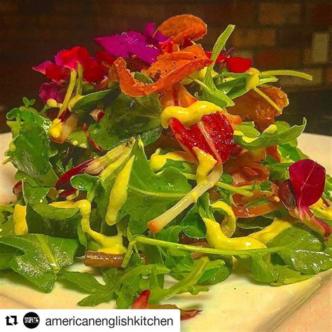 Credit to #americanenglishkitchen ・・・ Crispy Pig Ear Salad with Pickled ...