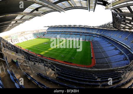 View inside Croke Park Stadium, Dublin. Home of the Gaelic Athletic Association or GAA Stock ...