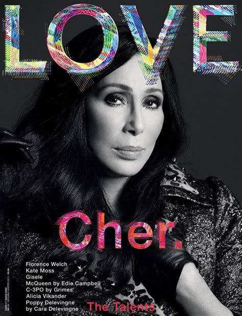 Cher is Love magazine's new cover girl at 69