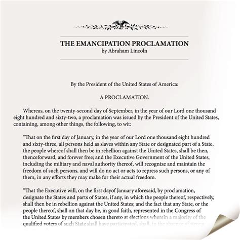 September 22: The Emancipation Proclamation Warning | FCIT