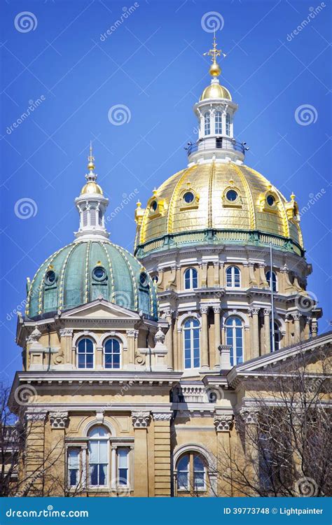 Iowa State Capitol Building Editorial Stock Photo - Image of landmark ...