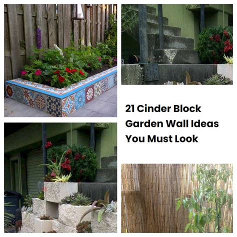 21 Cinder Block Garden Wall Ideas You Must Look | SharonSable