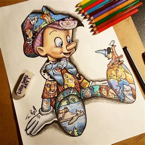 Pin by K M on Disney | Disney art drawings, Disney drawings, Disney artwork