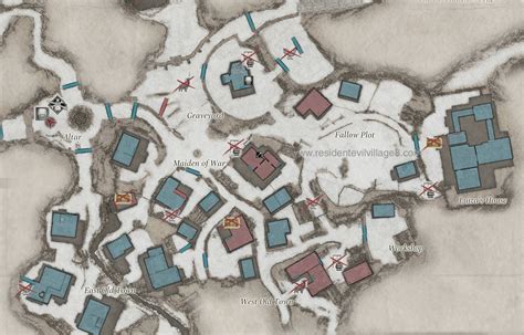 Map of The Village – Resident Evil Village