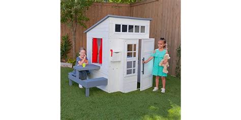 KidKraft Modern Outdoor Wooden Playhouse