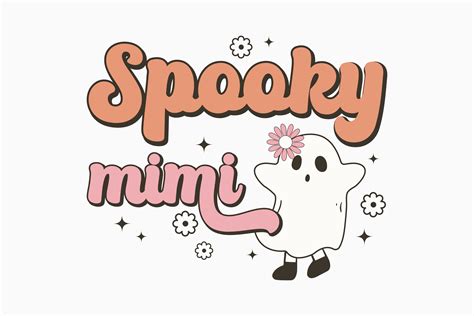 Spooky Mimi Halloween Retro Graphic by Svg Box · Creative Fabrica