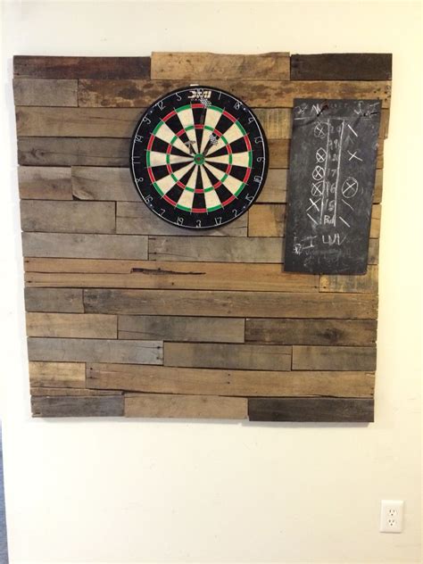 Pallet wood dartboard backboard from the Strong Wood Design Rustic ...