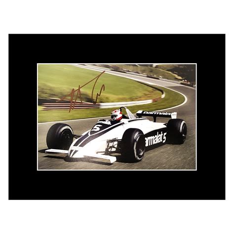 Signed Nelson Piquet Photo Display - 16x12 Formula One Autograph