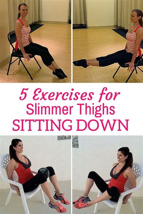 Thigh Exercises While Sitting - Thigh Workout