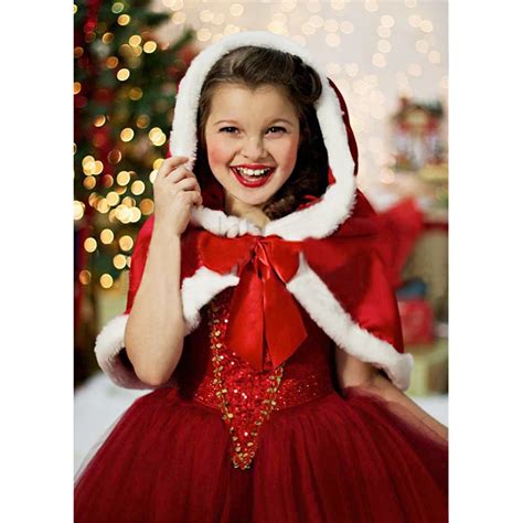 2017 New Winter Girl Dress Children Red Hoodie Princess Dresses Kids Christmas Party Costume for ...