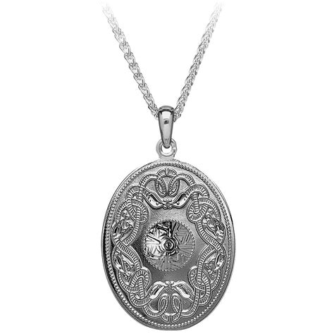 Celtic Warrior ® Oval Necklace - Celtic Jewelry by Boru