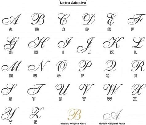 Letras Para Escrever Em Convites | Tatuajes letras cursivas, Imágenes de letras, Letras cursivas