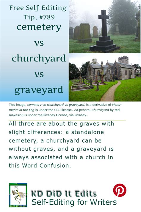 Word Confusion: Cemetery vs Churchyard vs Graveyard • KD Did It