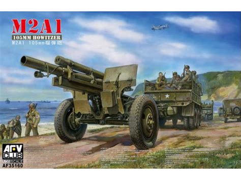 105mm Howitzer M2A1 & Carriage M2 - AFV Club 35160 - Model - English