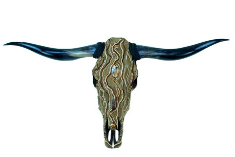 Longhorn — Ali Rouse Beaded Skulls