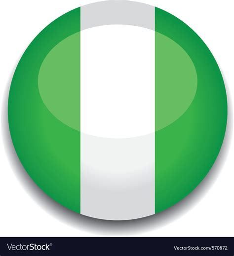 Nigeria flag Royalty Free Vector Image - VectorStock