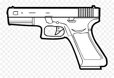 Guns Clipart Easy Guns Easy Transparent Free For Download - Glock ...