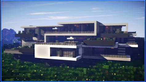 50+ Minecraft Modern House One Command PNG - Client