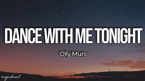 Olly Murs - Dance With Me Tonight (Lyrics) - YouTube