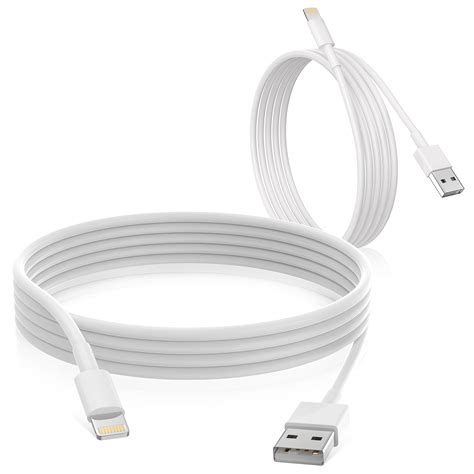 Apple IPhone Charger Cable, Pack Original USB To Lightning Cable Apple MFI Certified Ft, Fast ...