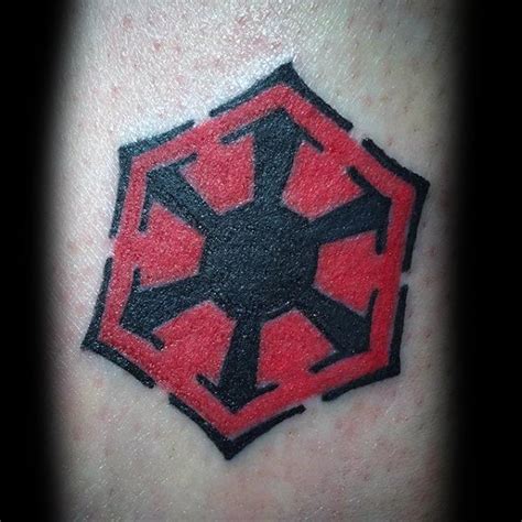 20 Sith Symbol Tattoo Designs For Men - Star Wars Ink Ideas