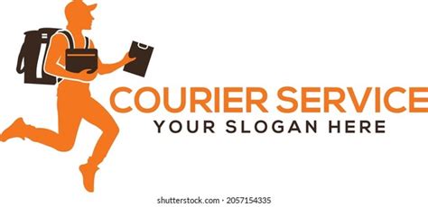 Courier Service Logo Delivery Service Logo Stock Vector (Royalty Free) 2057154335 | Shutterstock