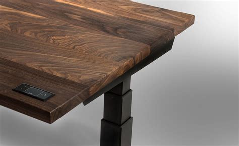 Sway Adjustable Height Wooden Desk » Gadget Flow