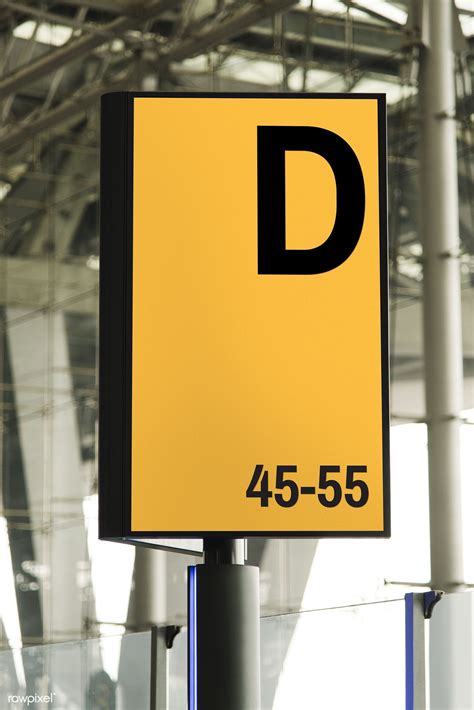 Sign Mockup, Poster Mockup, Wayfinding, Signage, Airport Signs ...