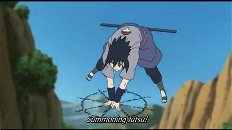 Sasuke's New Summoning Jutsu | Naruto Shippuden | - YouTube