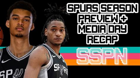 Spurs Season Preview + Media Day Recap | SSPN Offseason - YouTube